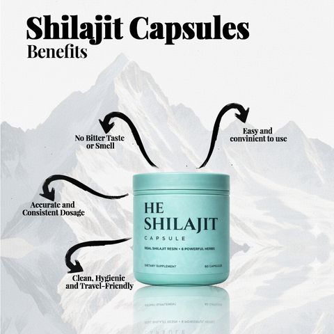 He Shilajit Capsules – A Premium Capsule Formula Crafted for Men