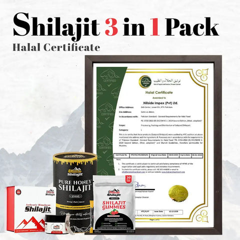 Halal Shilajit mini family pack