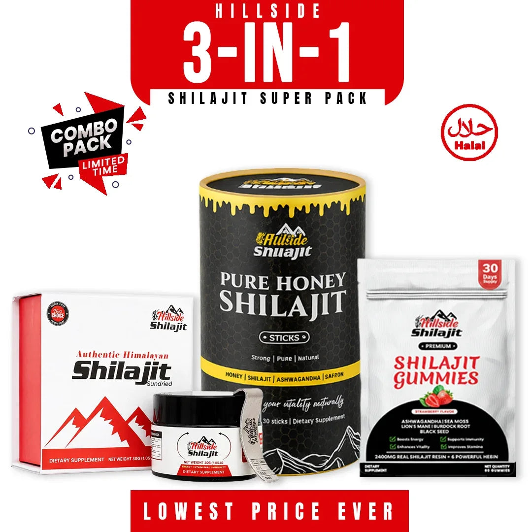 Hillside Shilajit mini family pack