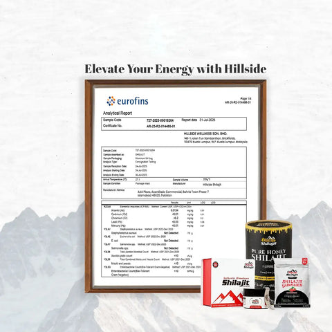 Hillside Shilajit mini family pack certified