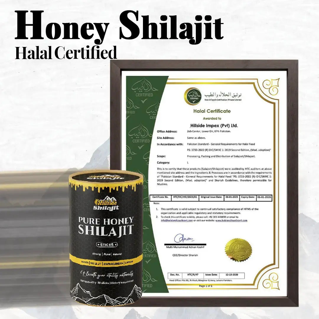 Honey Shilajit Halal Certified