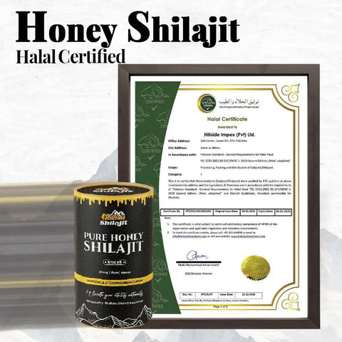 Honey Shilajit Halal Certified