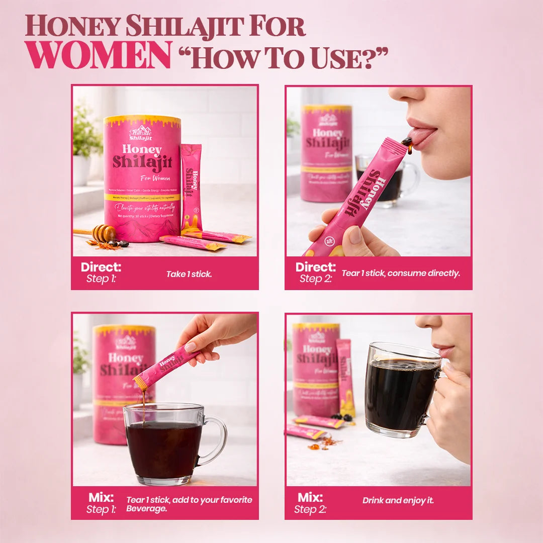 How to use Honey Shilajit for women