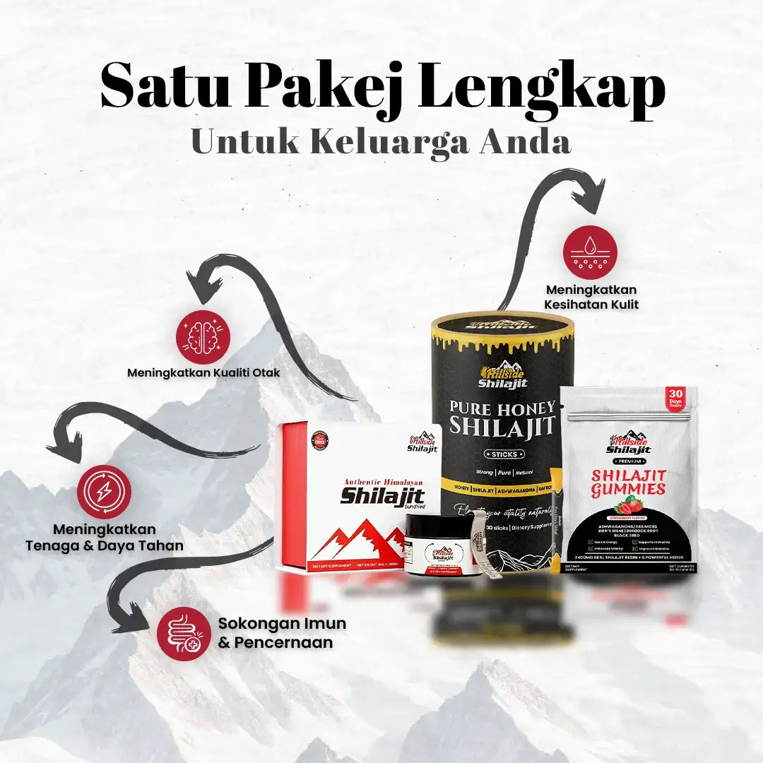 Shilajit mini family pack benefits